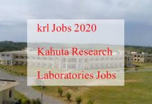 Photo of krl Jobs 2023 – Kahuta Research Laboratories Jobs